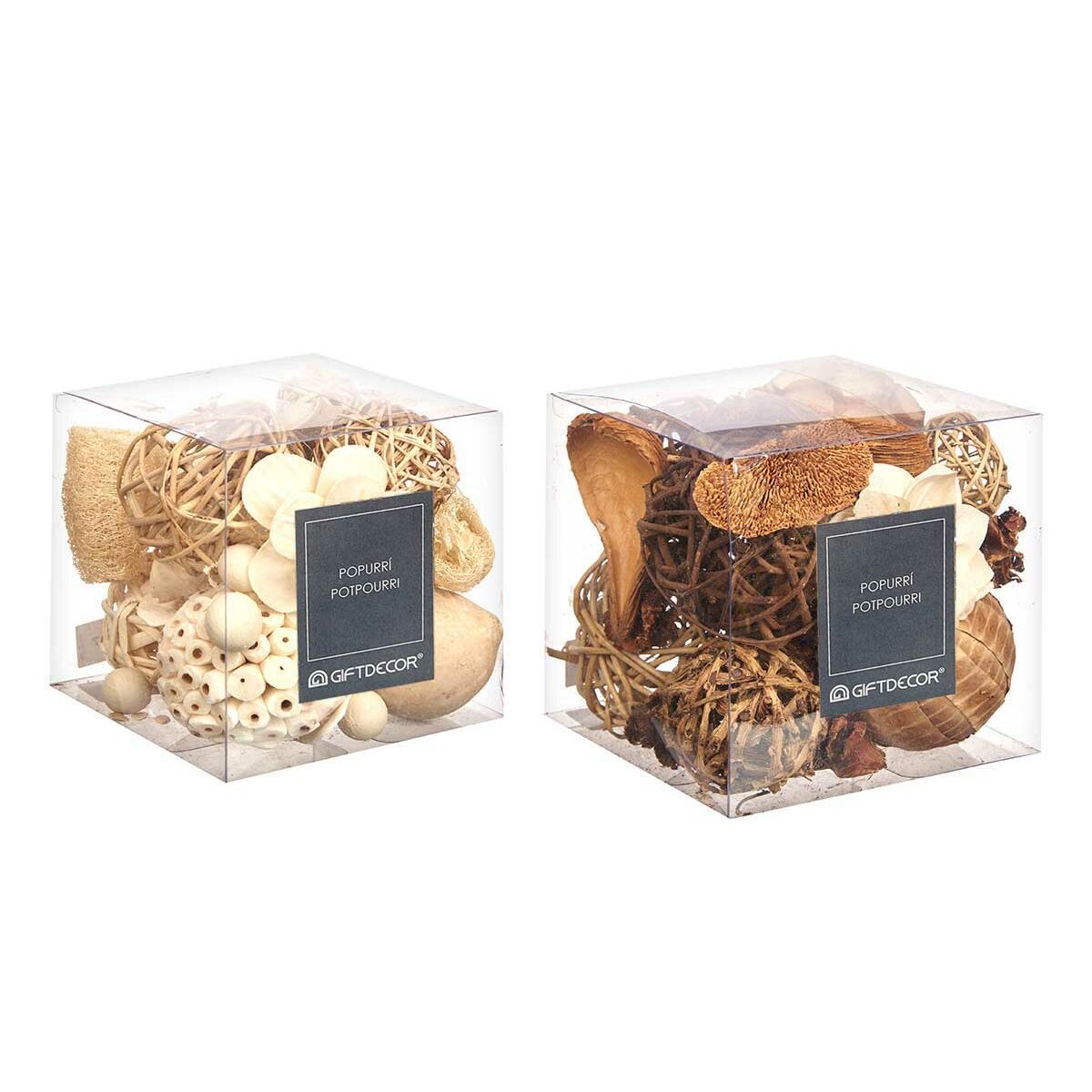 Decorative Pot Pourri Gift Decor 14 x 14 x 14 cm (12 Units)